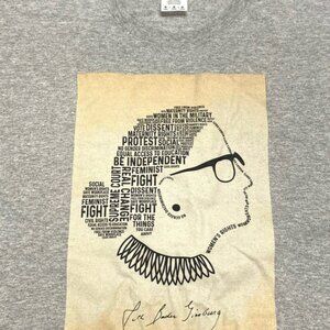 Ruth Bader Ginsburg -- Women's NOS Medium Gray T-Shirt